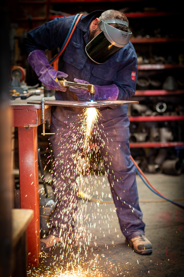 Commercial Location Photography of Industrial Welder (5)