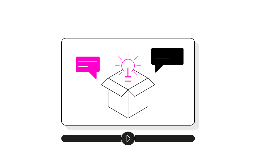 product explainer services video graphic icon