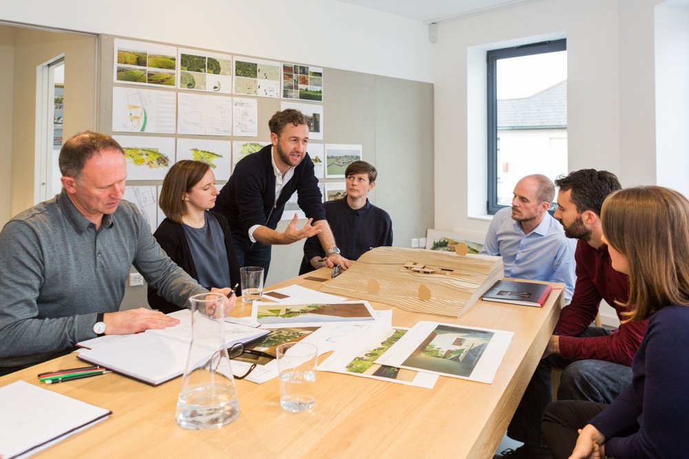 Lifestyle photography of a meeting for Loyn and Co Architects near Cardiff (4)