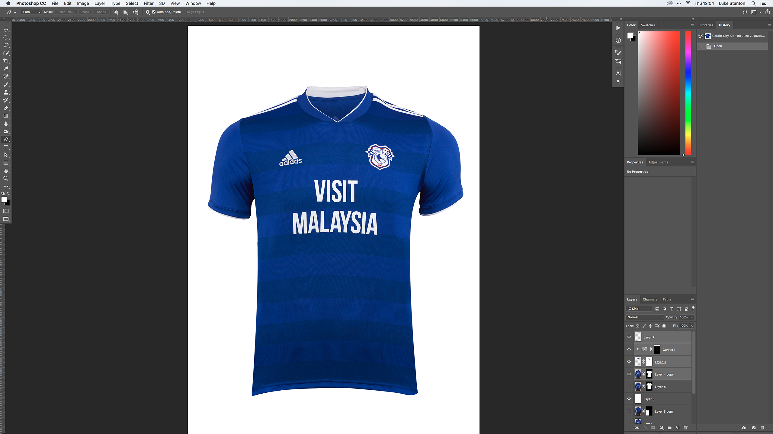 Photo Editing for Cardiff City Football Product Photography (3)