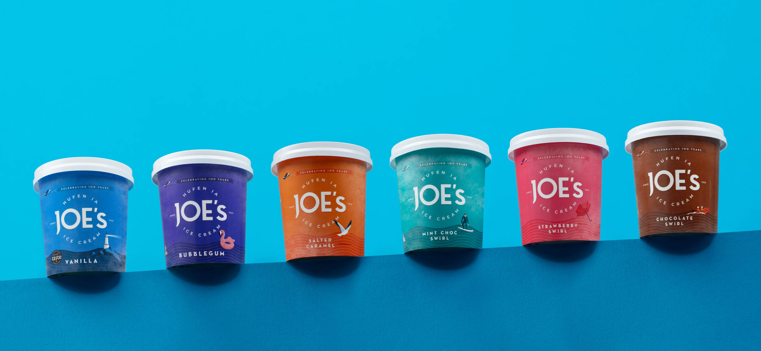 product photography of Joe's Ice Cream