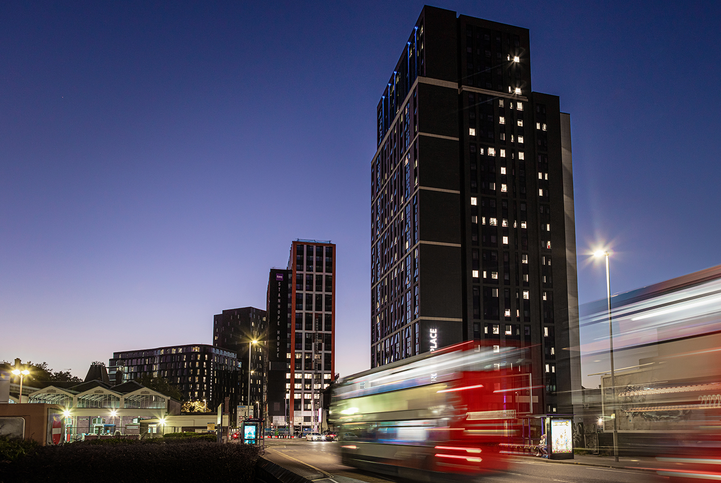 Timelapse Photography of office block for Video Production