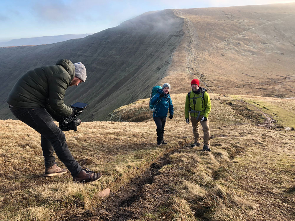 Commercial Video and Photo Shoot in Brecon