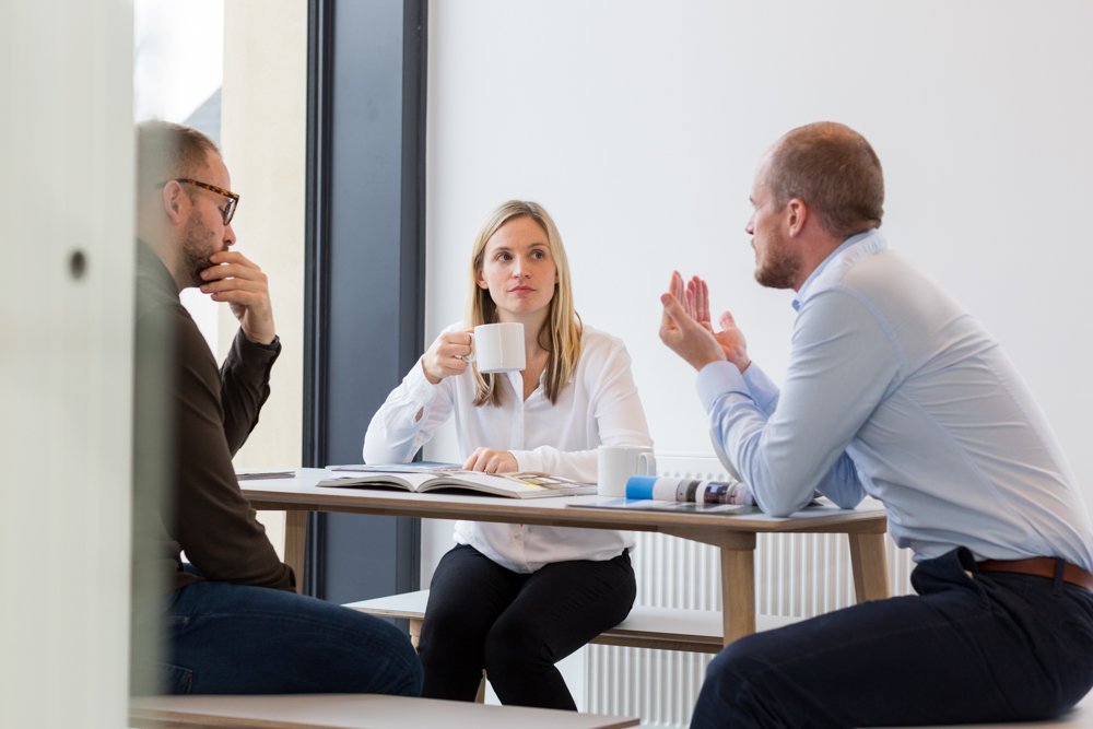 Lifestyle photography of a meeting for Loyn and Co Architects near Cardiff (5)