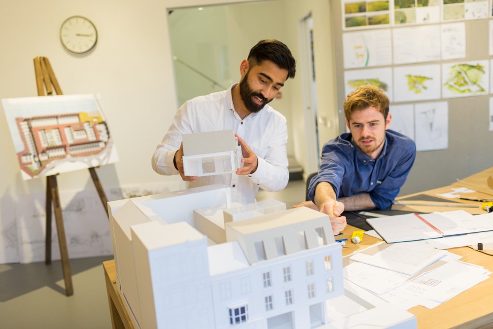 Lifestyle photography of a meeting for Loyn and Co Architects near Cardiff (8)