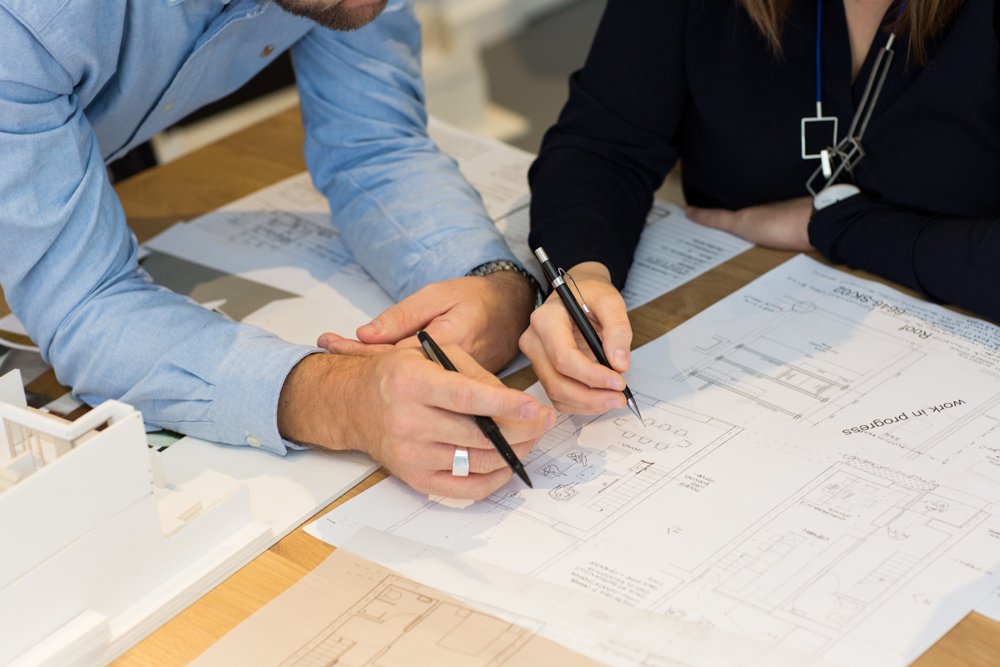 Lifestyle photography of a meeting for Loyn and Co Architects near Cardiff (10)