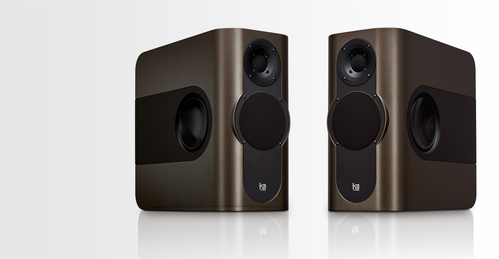 Studio Product Photography of Two Speakers